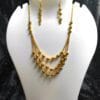Gold Plated Designer Ball Chain Jewelry Set