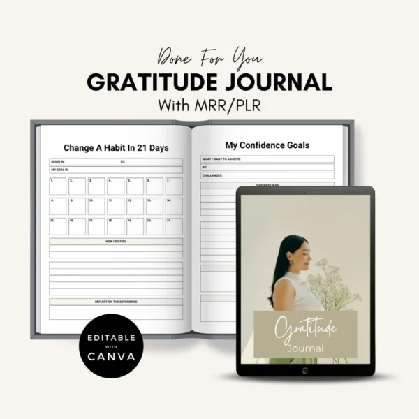 Gratitude Journal | Digital Products | Self Love