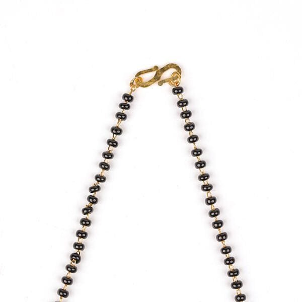 1 Gram Gold Plated CZ Studded Short Mangalsutra – Modern Daily Wear Design - Image 4