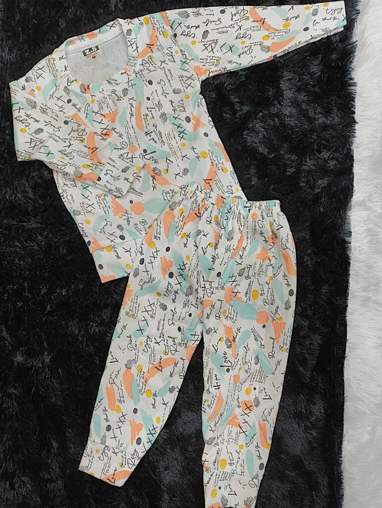 Stylish Printed Co-ord Set for Kids – Size 3 to 6 Months | Soft & Comfortable Baby Outfit