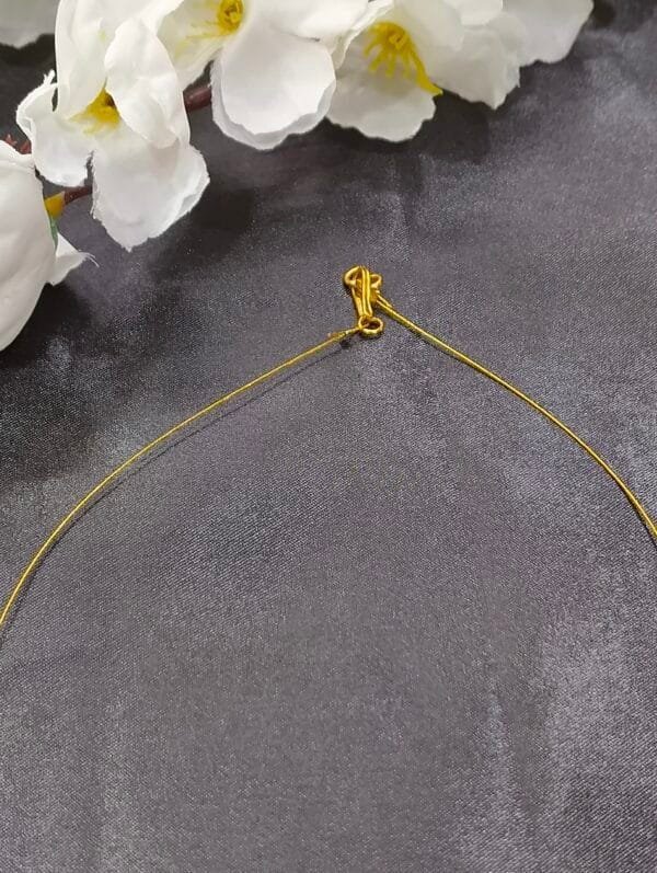 GP Invisible CZ Necklace Minimal Design Purple