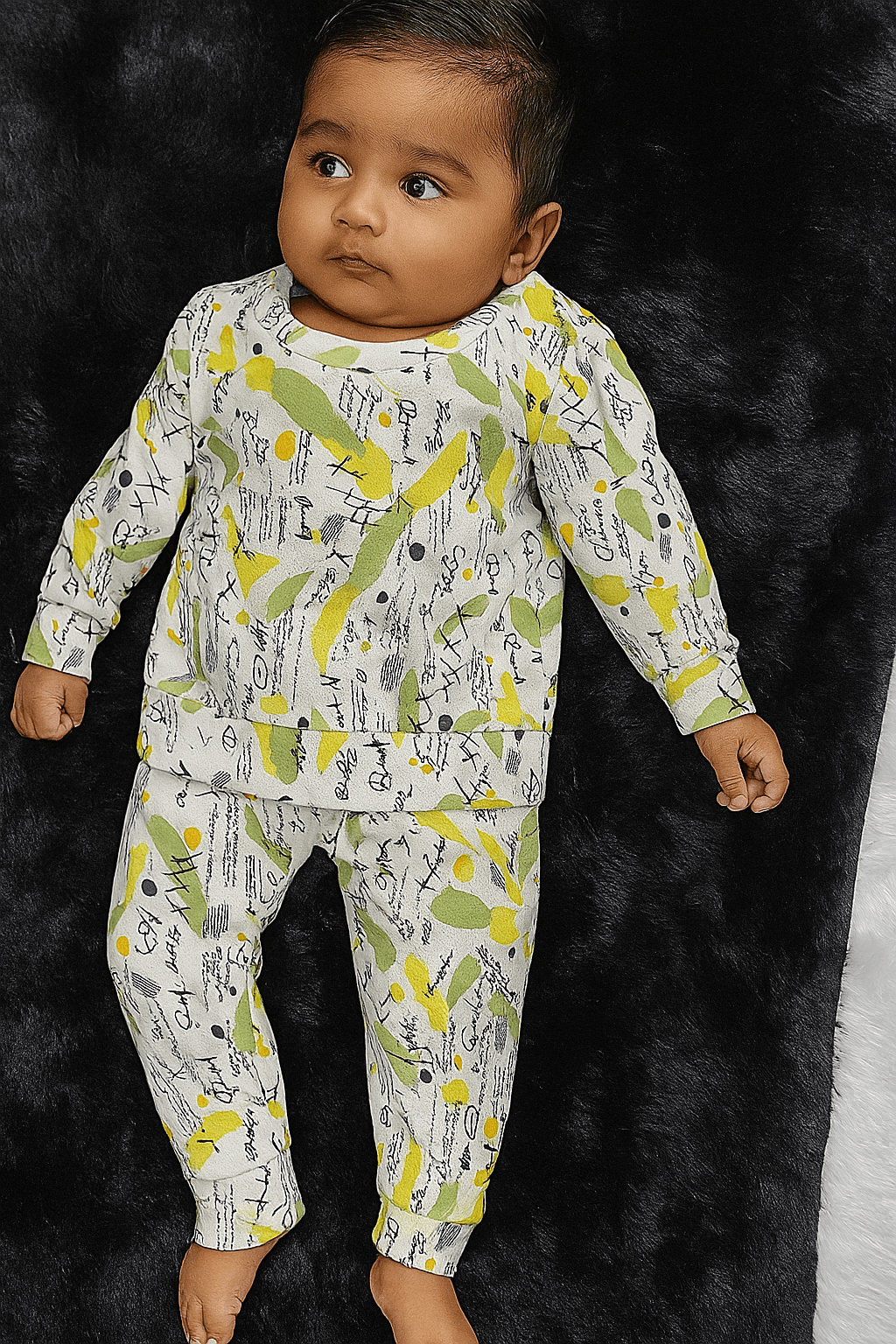 Stylish Printed Co-ord Set for Baby Boys & Girls – Soft Cotton Outfit (3 to 6 Months)