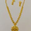 Gold Plated Filigree Necklace Set with Earrings – Traditional Designer Jewellery for Women