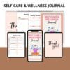Self-Care & Wellness Journal | Digital Wellness Planner | Mental Health, Gratitude, Habit Tracker, Daily & Weekly Planner | Printable PDF